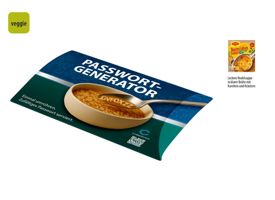Lettersoep in kartonnen verpakking, 100 g