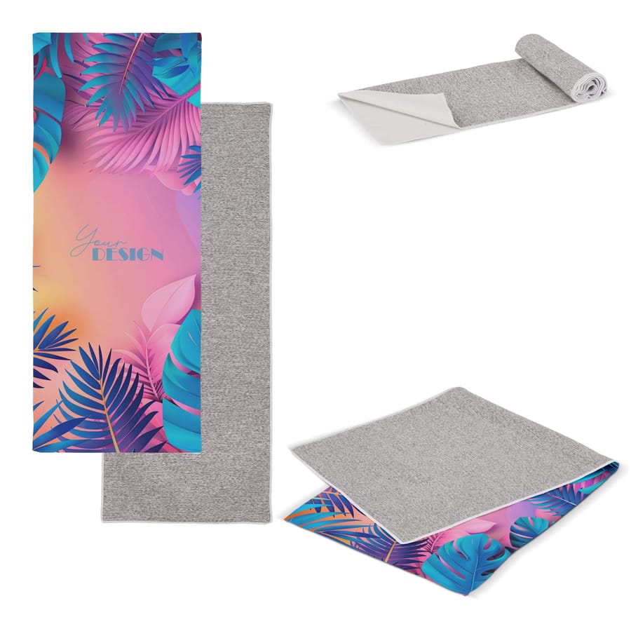 Sneldrogende handdoek R-PET 30 x 80 cm sublimatie