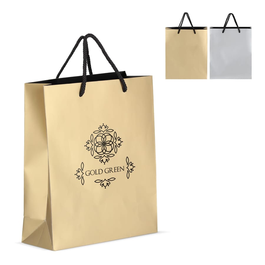 Papieren cadeautas 24 x 10 x 30cm 200g/m²
