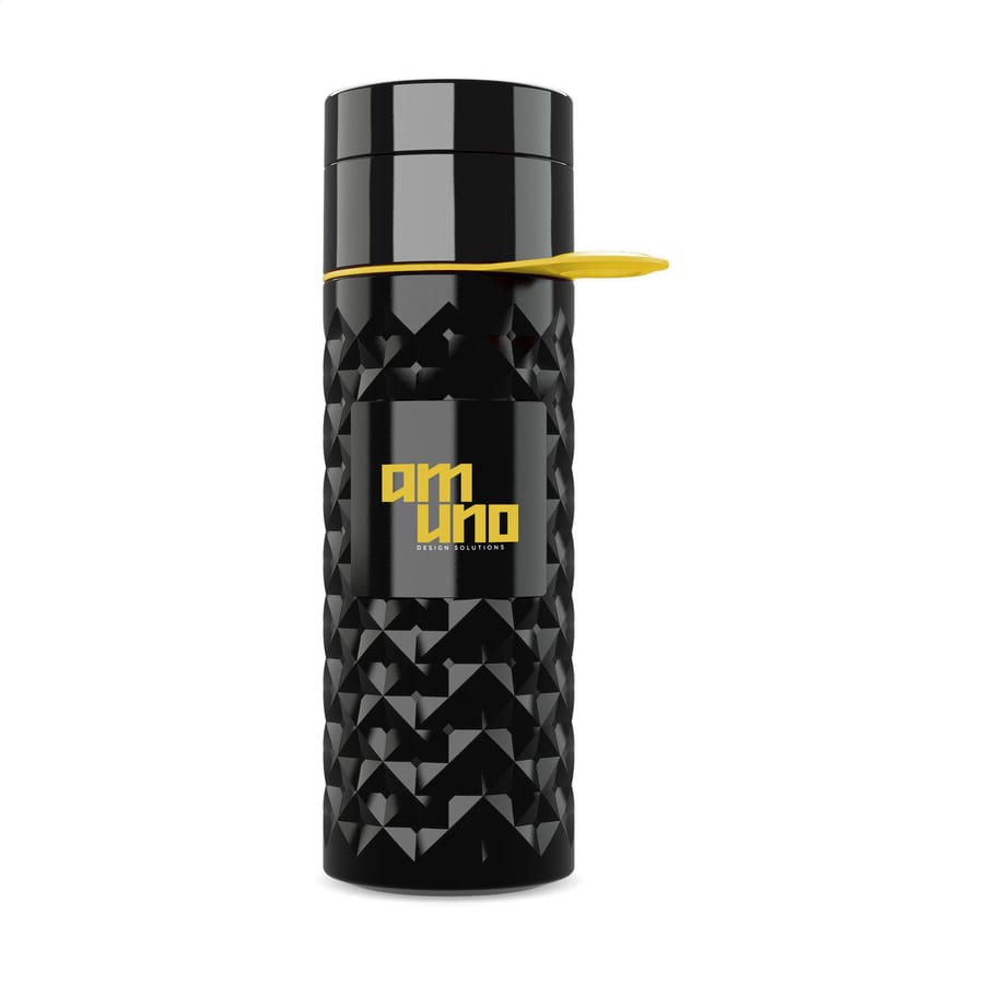 Join The Pipe Nairobi Ring Bottle Black 500ml waterfles