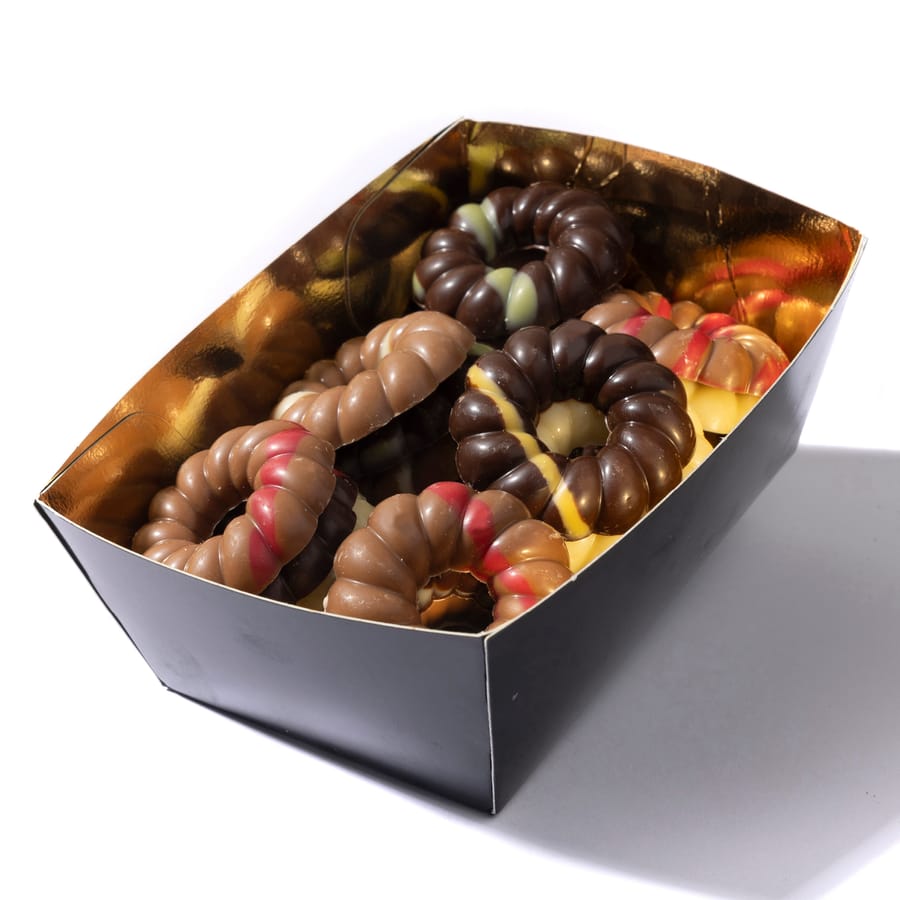 Bakje Chocolade Kerst Kransjes